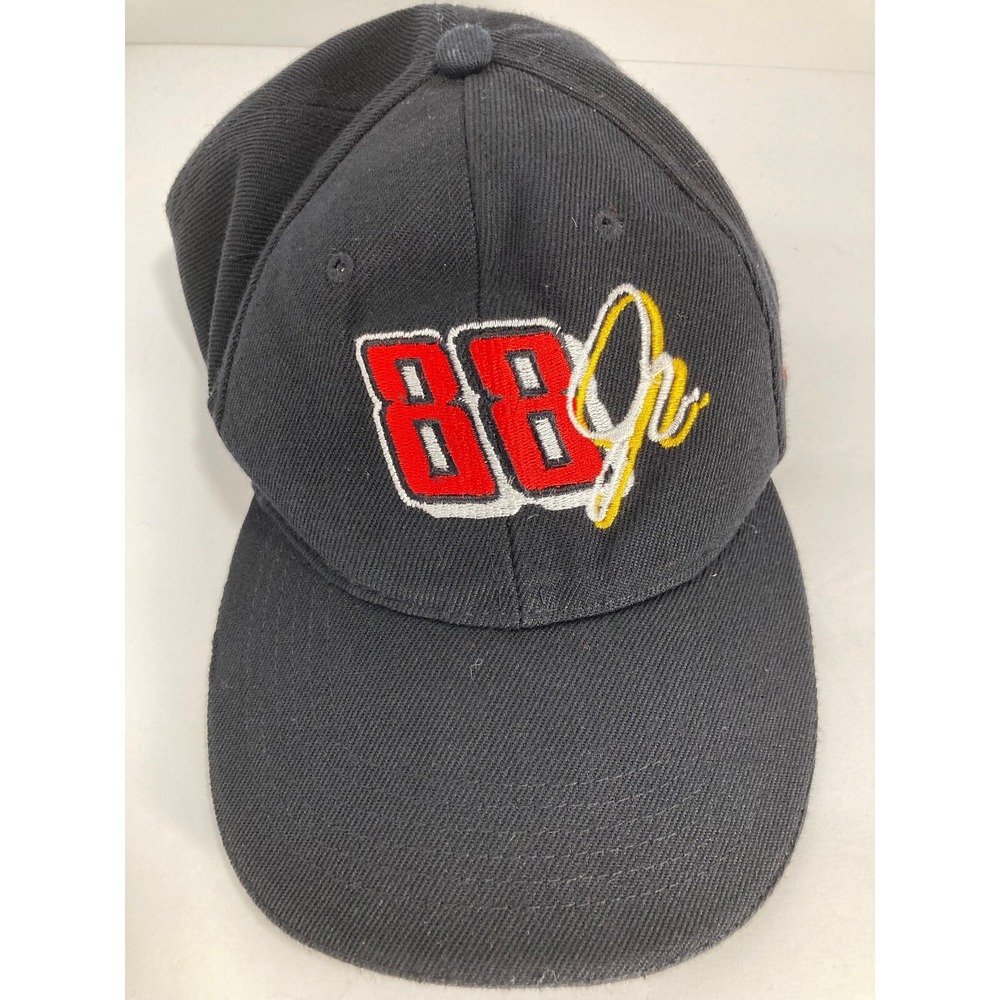 NASCAR Dale Earnhardt Jr 88 Cap Hat Mens Adjustable Black Wool Blend Embroidered